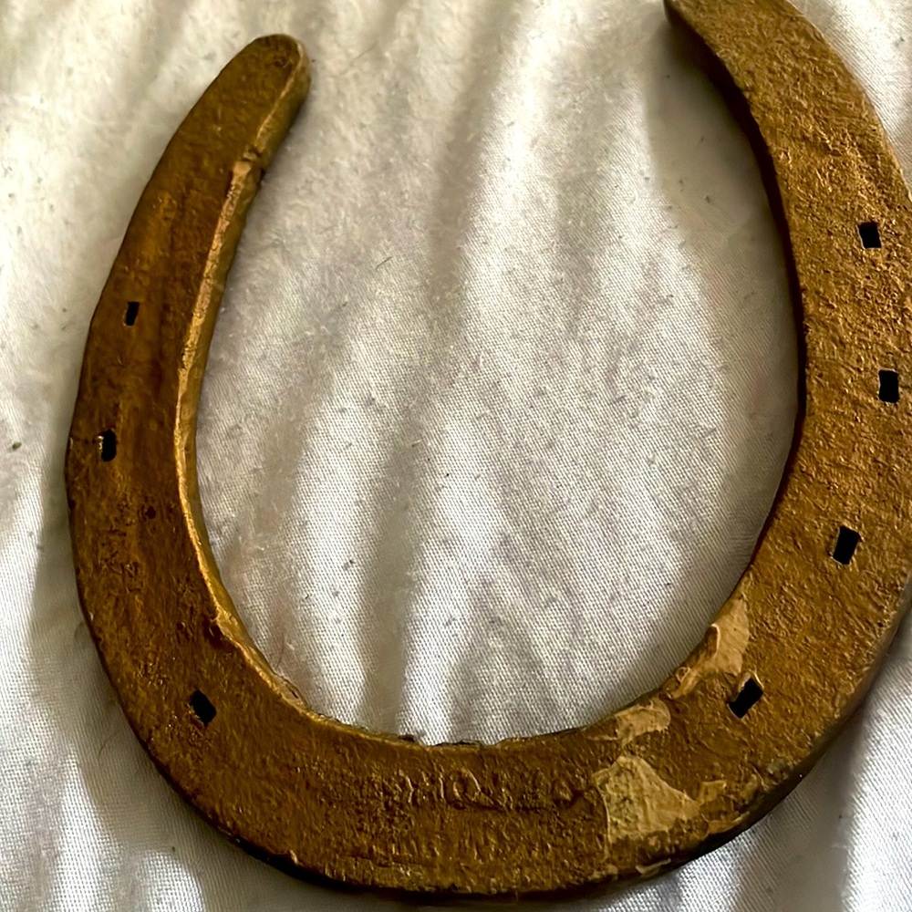 Vintage real horse shoes 💗
